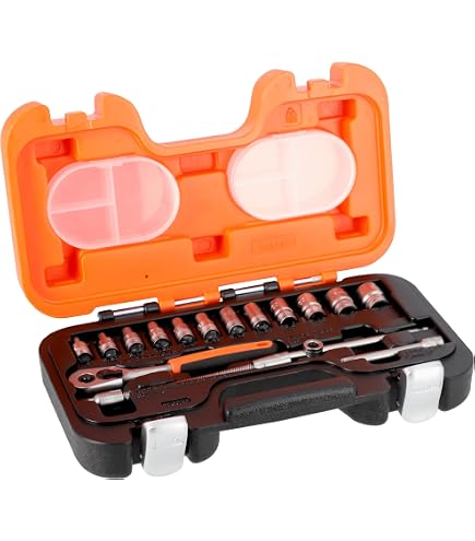 【週末セール】BAHCO インチソケットセット 1/2 差込角12.7mm Amazon.co.jp: BAHCO(バーコ) Socket Wrench Set インチソケットセット